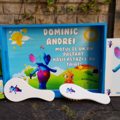 Set tăviță de moț cu accesorii